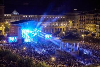 188.300 asistentes en los primeros conciertos de San Fermín