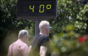 Las temperaturas siguen en torno a los 40 grados en Navarra
