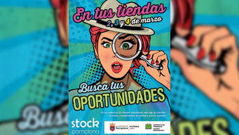 El comercio local celebra del 2 al 4 de marzo Pamplona Stock