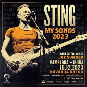 Sting actuará el 16 de diciembre en el Navarra Arena