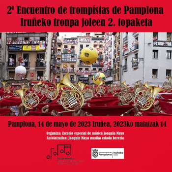 Todo listo para el II Encuentro de Trompas de Pamplona