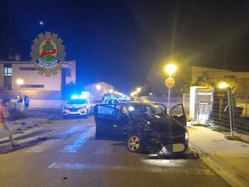 Cuatro heridos en un accidente de tráfico en Cintruénigo