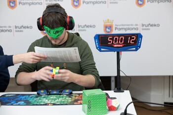 El Cubo de Rubik llega a lo grande a Pamplona