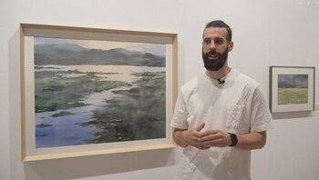 Hasier Moreno debuta en la Ciudadela con sus paisajes