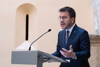 Aragonès quiere un referéndum de independencia sin quorum