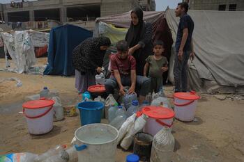 La ONU se queda sin comida que distribuir en el sur de Gaza