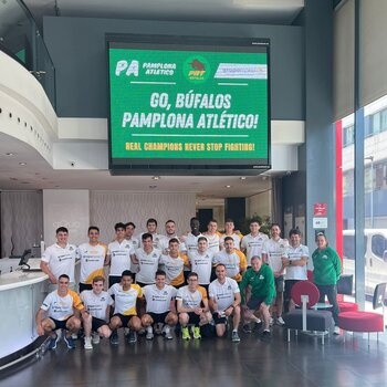 El Grupompleo Pamplona Atlético logra un histórico podium