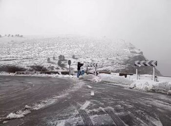 Navarra supera el primer temporal de nieve del año