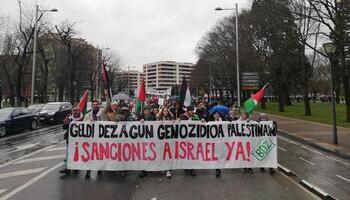 Nueva marcha en favor del pueblo palestino