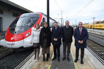 Nuevo tren de cercanías entre Pamplona y Zaragoza